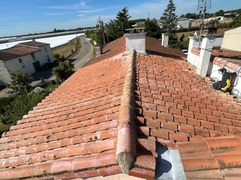 Préparation du chantier de rénovation de toiture